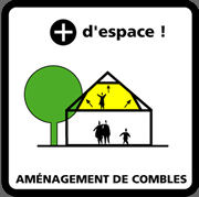 Pictogramme Aménagement de Combles